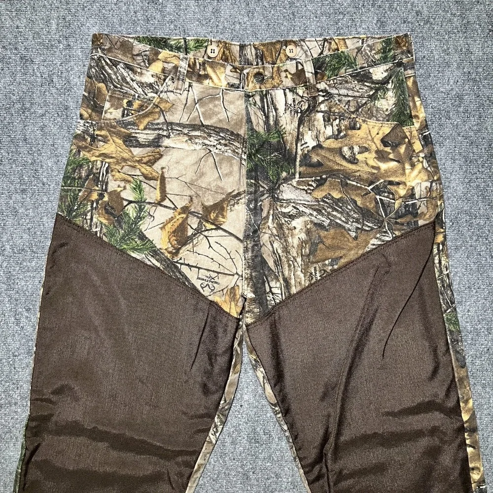 Wrangler Pro Grear‎ Brush Guard Realtree Canvas Camo Hunting Jeans Men 40x34